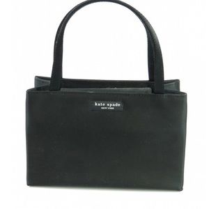Kate Spade New York classic black canvas handbag